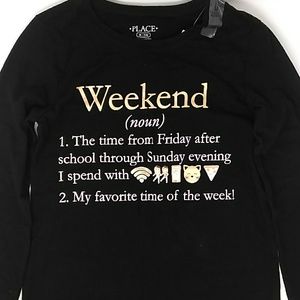 Medium long sleeve shirt for girls